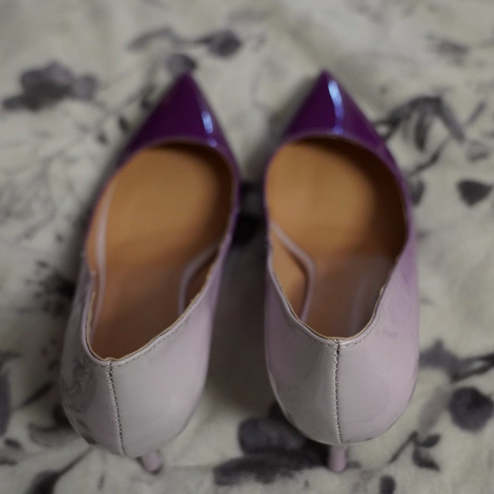 No Brand - Two tone Purple heels